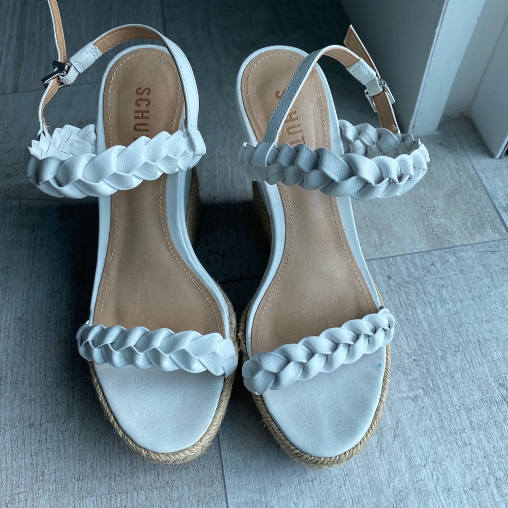 Wedge Schutz sandals -White